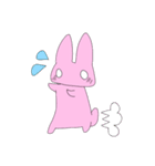 サイレントうさぎ（個別スタンプ：7）