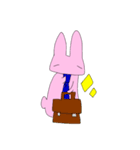 サイレントうさぎ（個別スタンプ：10）
