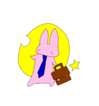 サイレントうさぎ（個別スタンプ：25）