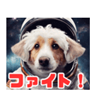 かわいい宇宙飛行犬アストロノーツ（個別スタンプ：39）