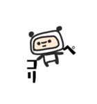 めがねとしまぱんだまん（個別スタンプ：7）