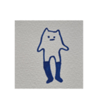 逆に1周まわってエモいキャンバス猫（個別スタンプ：7）
