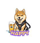 ハッピーアワー 柴犬ビール（個別スタンプ：31）