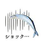 水生生物集『サンマ -秋刀魚-』（実写版）（個別スタンプ：19）