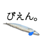 水生生物集『サンマ -秋刀魚-』（実写版）（個別スタンプ：20）