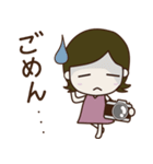 毎日カメラ女子（個別スタンプ：10）