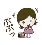 毎日カメラ女子（個別スタンプ：12）