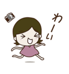 毎日カメラ女子（個別スタンプ：16）