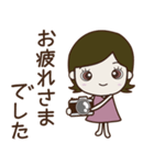 毎日カメラ女子（個別スタンプ：32）