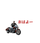 アメリカン、バイクスタンプA（個別スタンプ：4）