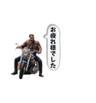 アメリカン、バイクスタンプA（個別スタンプ：16）