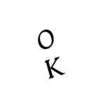 文字スタンプ❣️天然ペンギン入り（個別スタンプ：7）