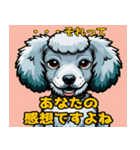 使えるトイプードリング（個別スタンプ：3）