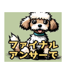 使えるトイプードリング（個別スタンプ：8）