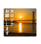 毎日夕景、写真の気持ち3（個別スタンプ：21）