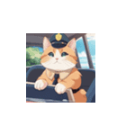 猫警察官（個別スタンプ：2）