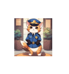 猫警察官（個別スタンプ：6）