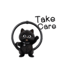 黒猫 かわいい（個別スタンプ：12）
