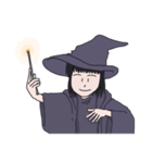 魔女です。魔法勉強中です。（個別スタンプ：2）