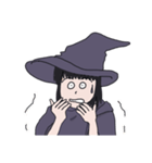 魔女です。魔法勉強中です。（個別スタンプ：4）