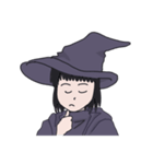 魔女です。魔法勉強中です。（個別スタンプ：5）