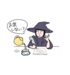 魔女です。魔法勉強中です。（個別スタンプ：14）