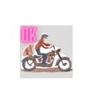 バイクのOKスタンプ（個別スタンプ：10）