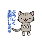 地味ねこ（個別スタンプ：1）