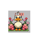 ドット絵動物スタンプ（個別スタンプ：6）