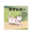 キュートな猫のあいさつ（個別スタンプ：17）