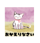 キュートな猫のあいさつ（個別スタンプ：23）