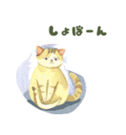 キュートな猫のあいさつ（個別スタンプ：35）