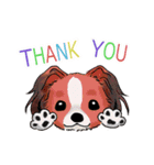 「ありがとう」犬ちゃん（個別スタンプ：2）