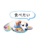 犬(日本語)（個別スタンプ：8）