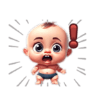 カワイイムキムキベイビー（個別スタンプ：2）