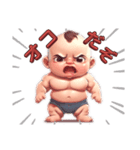 カワイイムキムキベイビー（個別スタンプ：6）