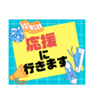 部活・スポ少③保護者間連絡シンプル大文字（個別スタンプ：5）