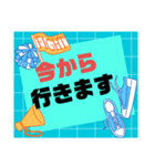 部活・スポ少③保護者間連絡シンプル大文字（個別スタンプ：13）