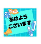 部活・スポ少③保護者間連絡シンプル大文字（個別スタンプ：37）