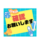 部活・スポ少③保護者間連絡シンプル大文字（個別スタンプ：40）