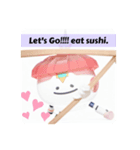 Let's go eat sushi ✿（個別スタンプ：2）