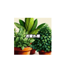 自然の息吹: 植物スタンプコレクション（個別スタンプ：10）