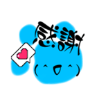 色んなありがとう 顔文字付き（個別スタンプ：7）