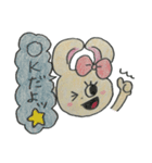 ちょっとクセのあるうさぎちゃん スタンプ（個別スタンプ：2）