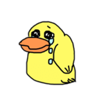 叱られて泣いちゃった鳥（個別スタンプ：1）