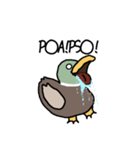 ィクィクカモ。（個別スタンプ：16）