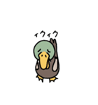 ィクィクカモ。（個別スタンプ：24）