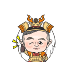 戦国武将 橙（個別スタンプ：3）