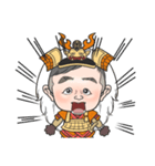 戦国武将 橙（個別スタンプ：5）