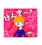 元気を問うももみさん（個別スタンプ：9）
